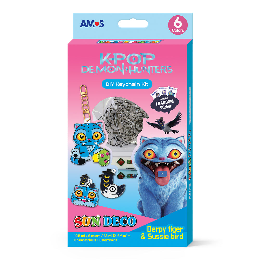 AMOS Glass & Sun Deco Keyring Set – K-POP Demon Hunters KDH-11