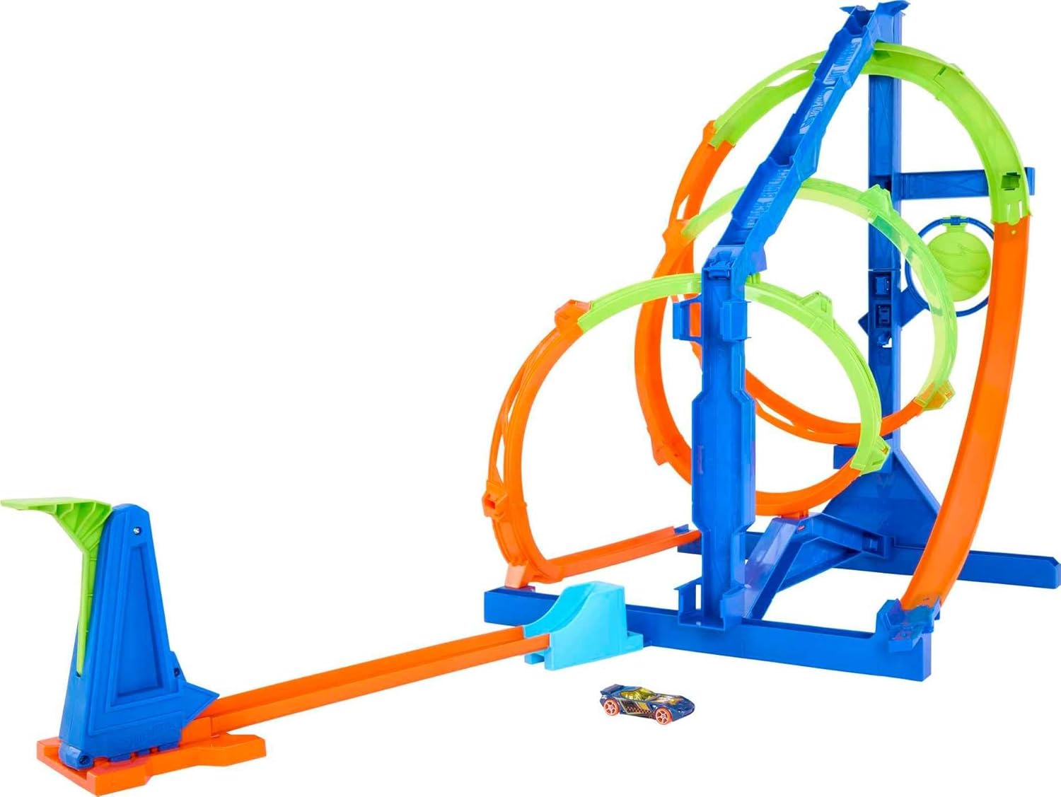 MATTEL HOT WHEELS STEAM SCIENCE OF TRAJECTORY FLIGHT PATH CHALLENGE PLAYSET