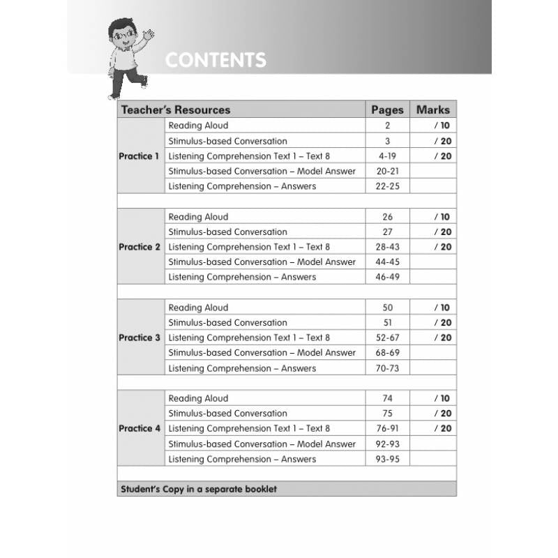 Primary 5 PSLE English Oral and Listening with Recordings