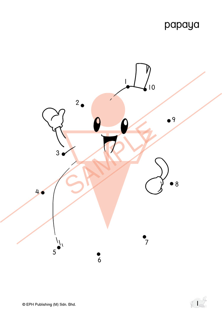 Nursery Dot-to-Dot for Preschoolers - Numbers 1-10
