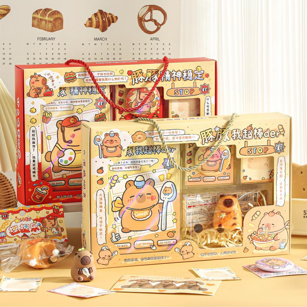 Cutie Capybara Stationery Gifts 4'S Set