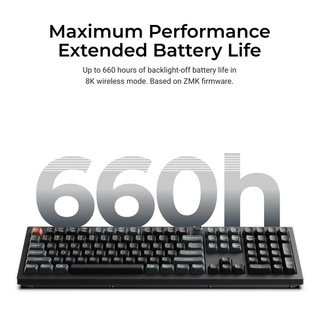 Keychron V6 Ultra 8K Wireless Custom Mechanical Keyboard - Brown