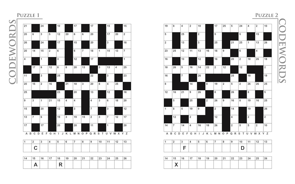 Codewords (Bewildering Brain Teasers For Adults) (Paperback)