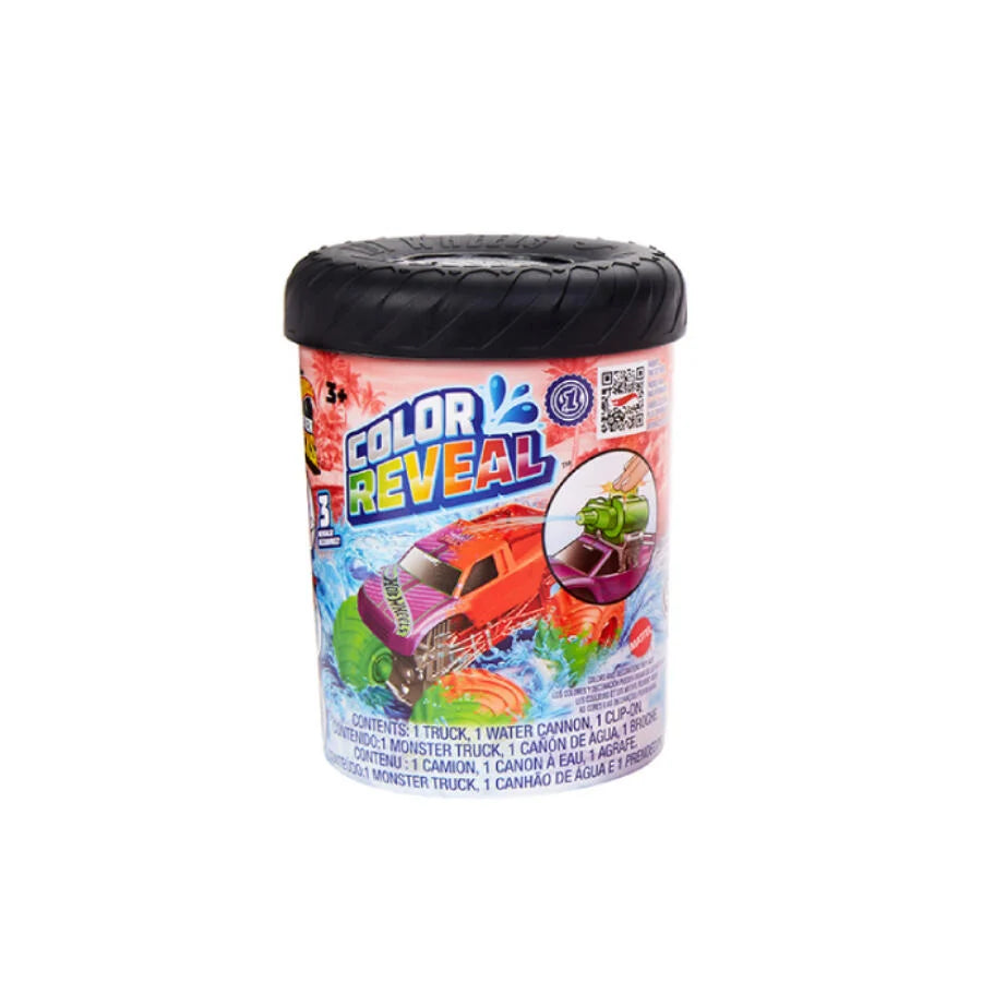 MATTEL HOT WHEELS MONSTER TRUCKS COLOR REVEAL ASSORTED