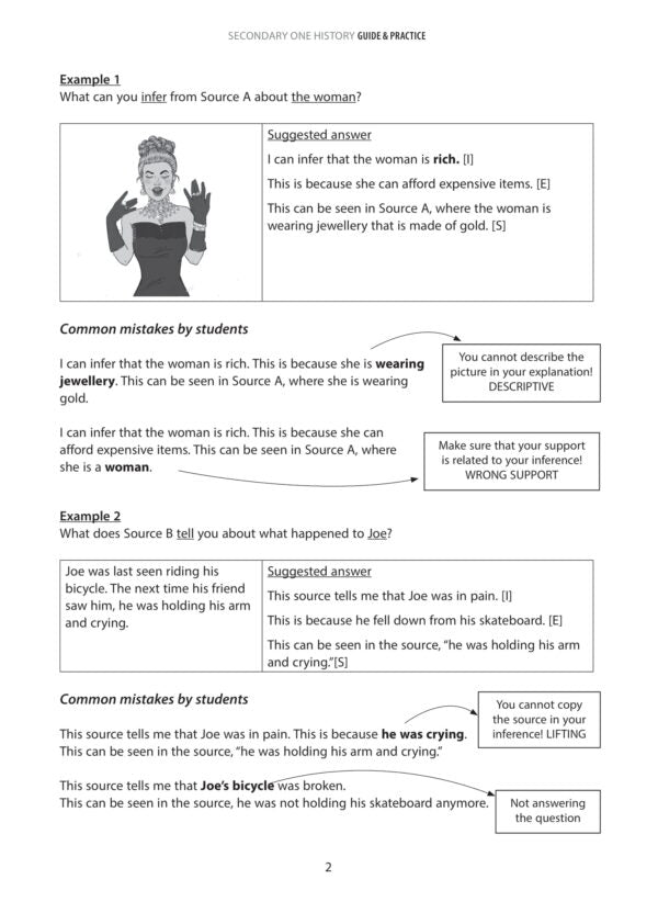 Secondary One History Guide & Practice