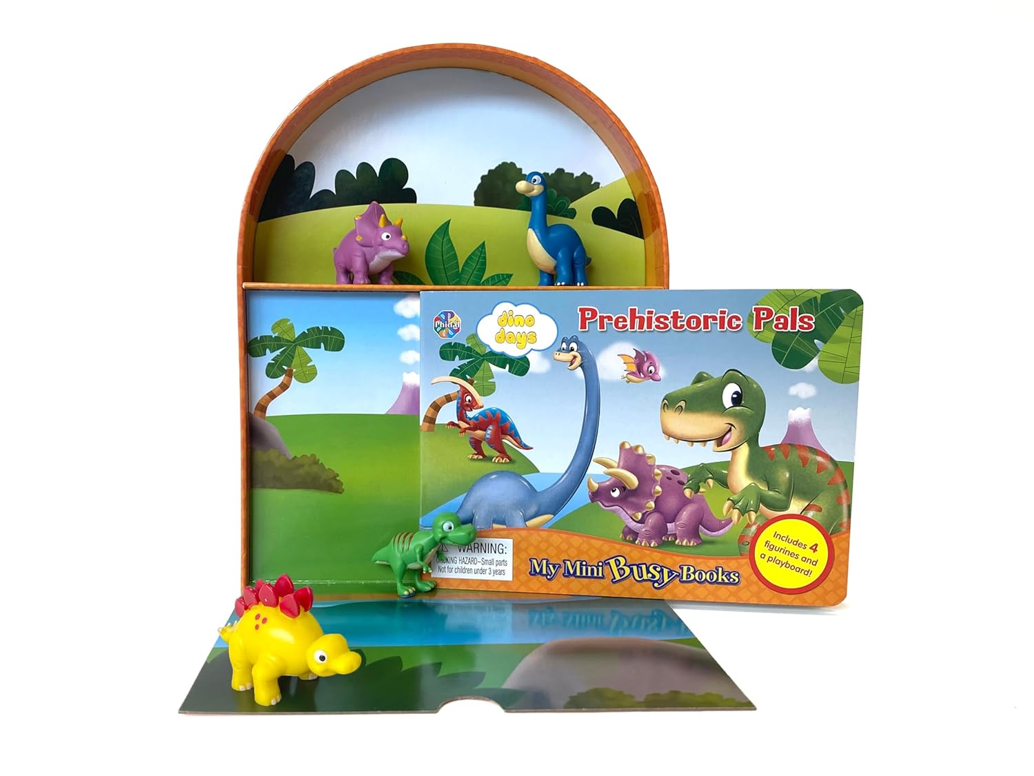 Mini Busy Book: Prehistoric Pals (Board Book)