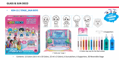 AMOS Glass & Sun Deco Stage – SAJA BOYS KDH-13
