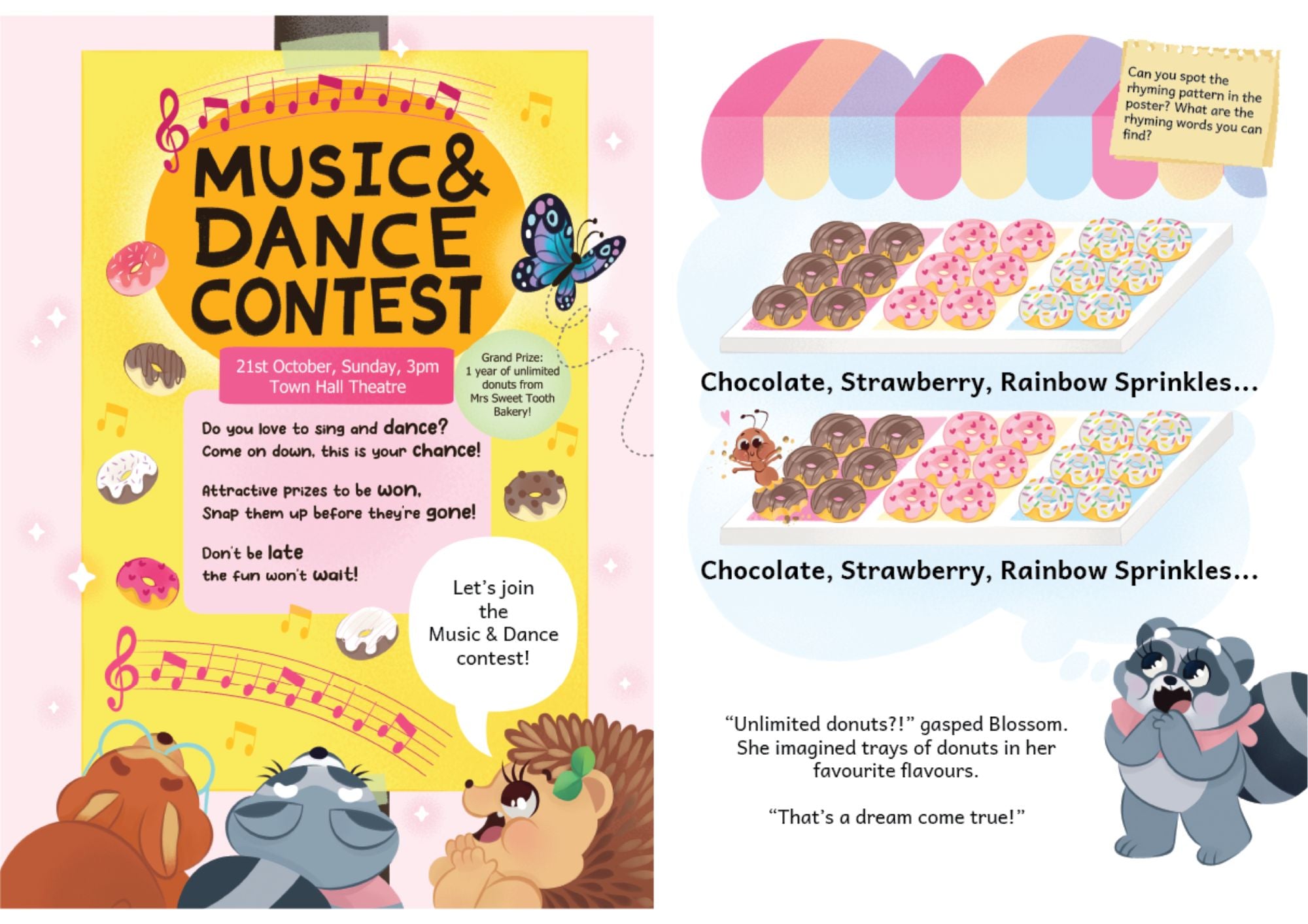 Maths Storybook: Flitter, Flutter, Jitters - Patterns Recognition (4-7yo)