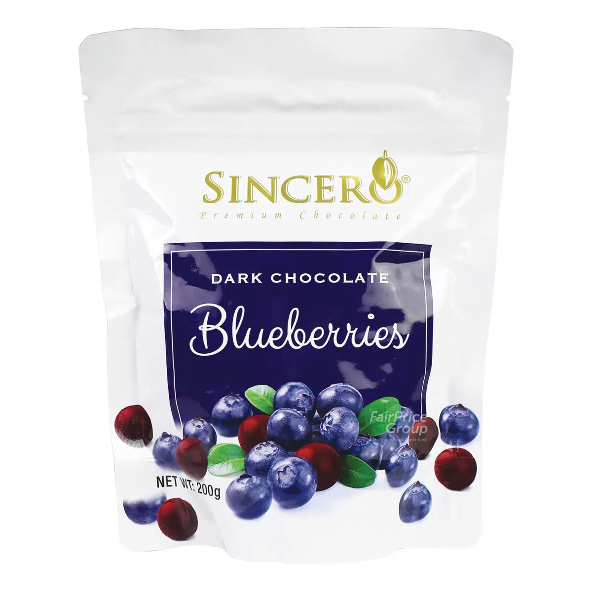 Sincero Dark Chocolate Blueberry 50g