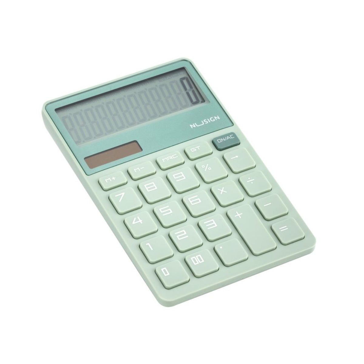 DELI NUSIGN CALCULATOR 12 DIGIT DUAL POWER GREEN ENS042
