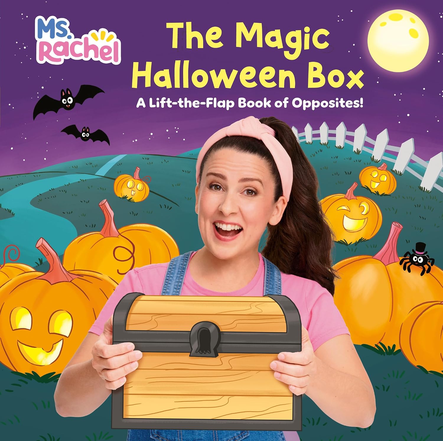 The Magic Halloween Box: A Lift-the-Flap Book of Opposites! (Ms. Rachel) (Books by Ms. Rachel)