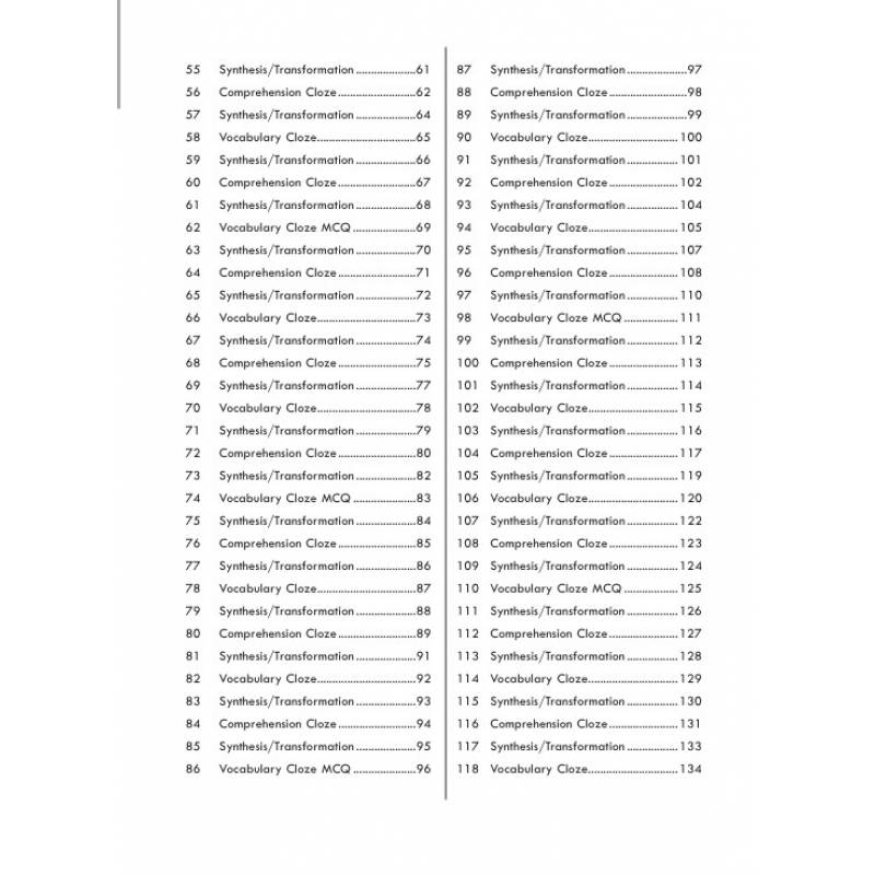 How to Score Synthesis/Transformation Comprehension Cloze Vocabulary Cloze 2