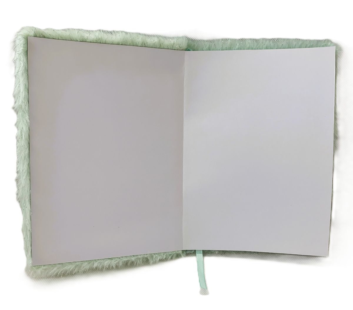 LOOM Plush A5 Notebook – Green, 80 Sheets