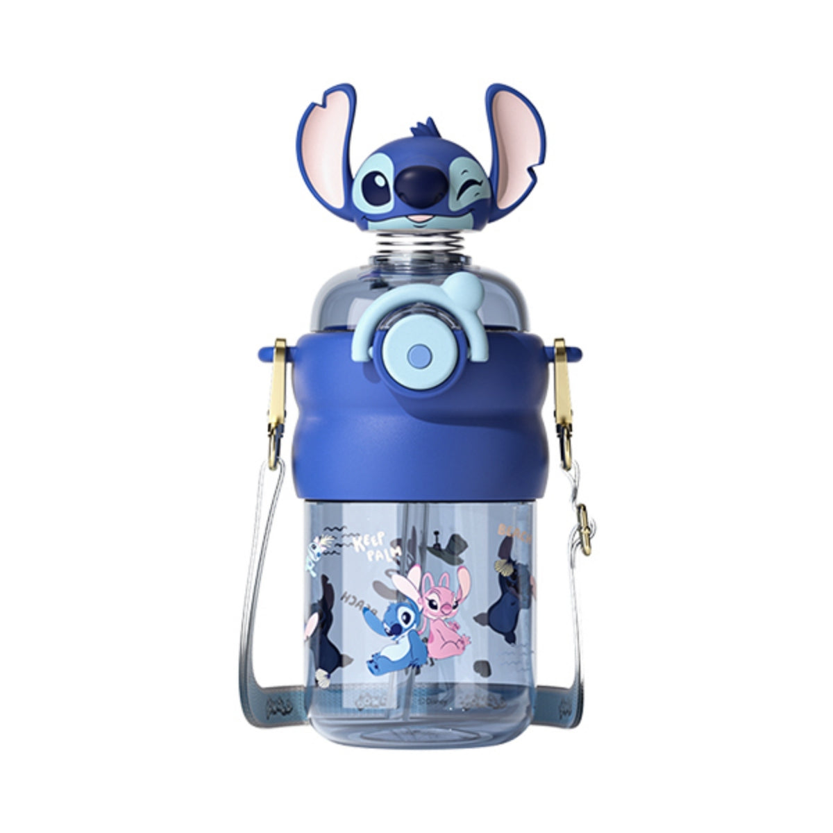 Disney Stitch 600ml Water Bottle