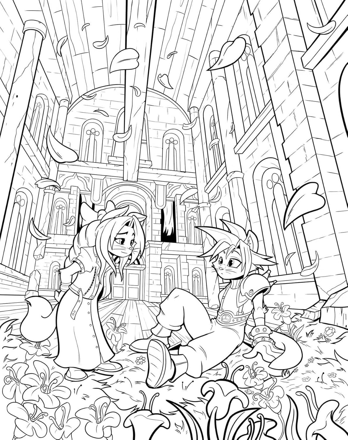 Gamer Kitties: A Pawsome Gaming Coloring Book – Paperback