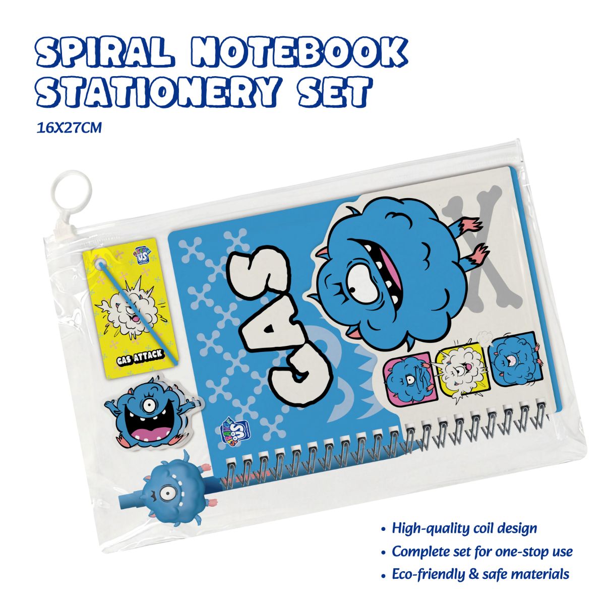 Strange Us Stationery Gift 4Pc/Set