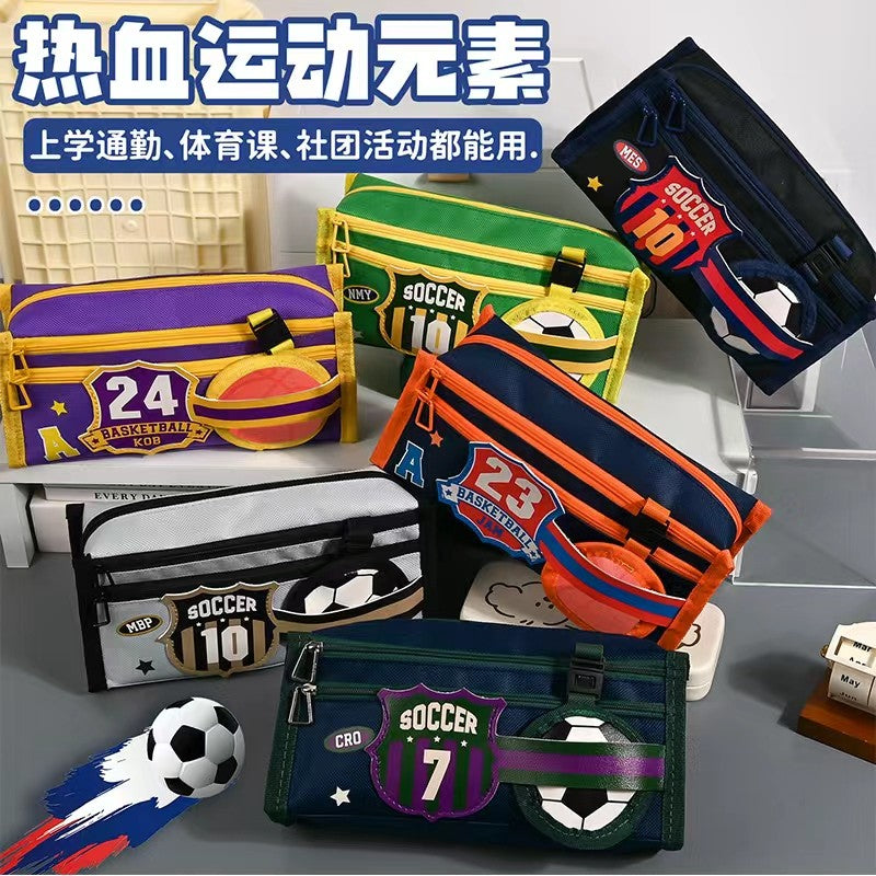 Pencil Case With 3 Compartment Sport 2508