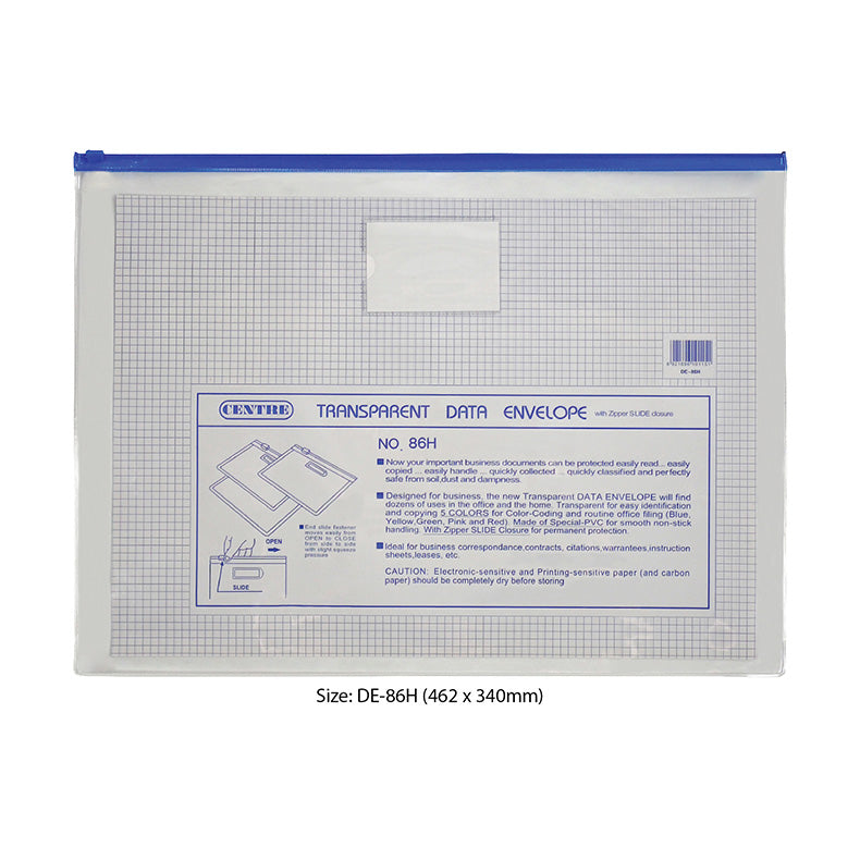 Centre Pvc Zip Bag  A3