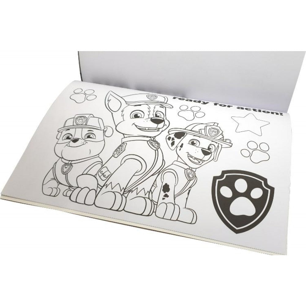 PAW PATROL ACTIVITY COLOURING BOOK WITH REUSABLE STICKERS AB-1