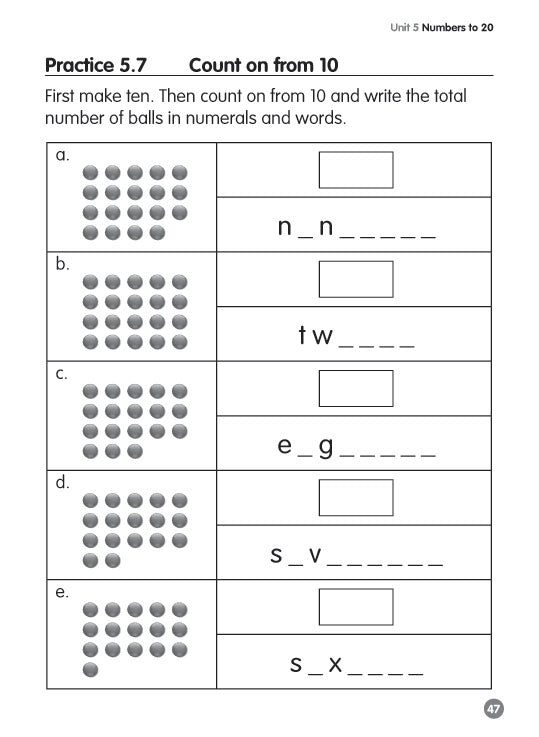 Pre-primary Preparatory Course Mathematics K1 Book B
