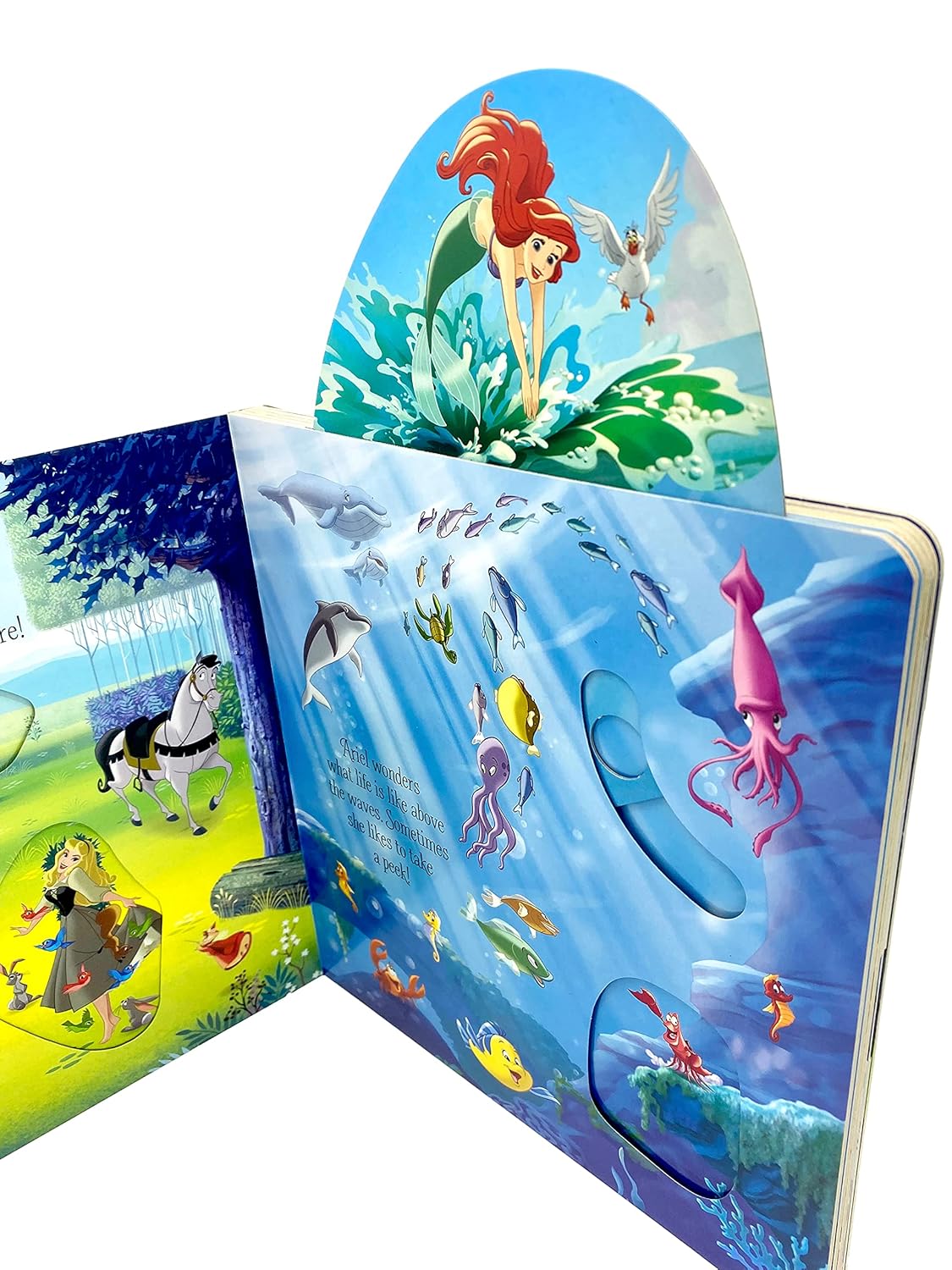 Disney Princess: Slide and Reveal (Activity Board Book)