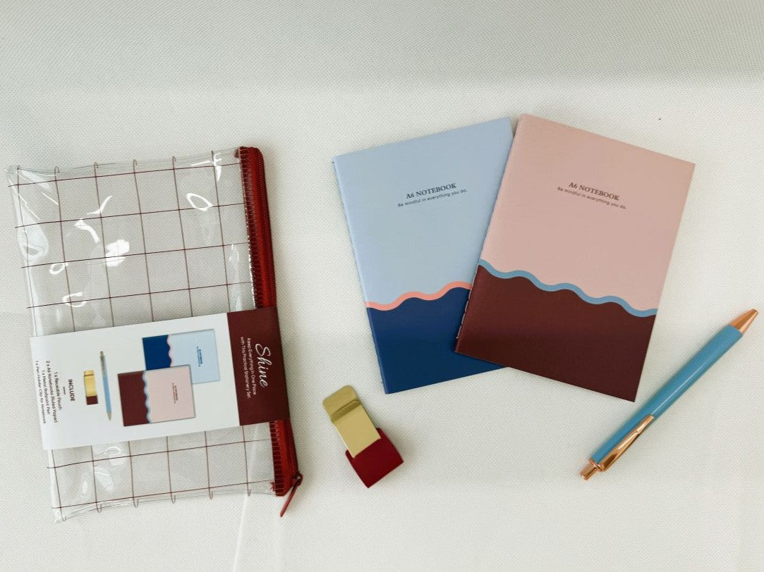 Stationery Set - Bag, Notebook And Pen 37001