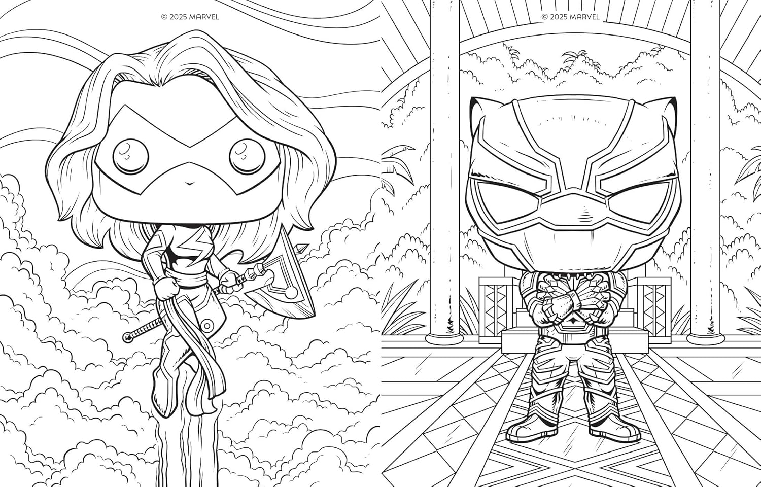 Marvel: The Official Avengers Funko POP! Coloring Book (Paperback)