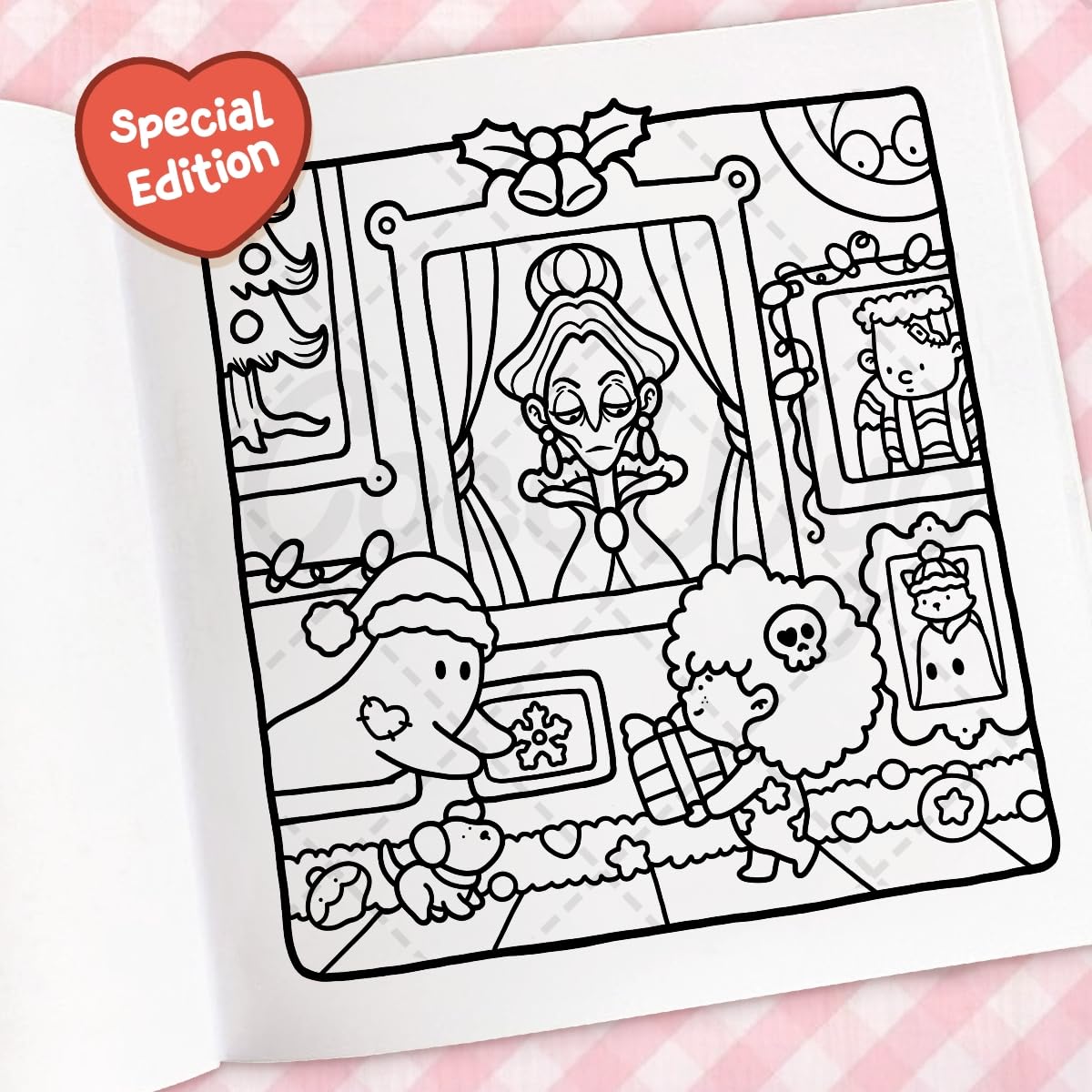 Cozy Christmas: The Cute and Relaxing Festive Colouring Book (Coco Wyo) Paperback