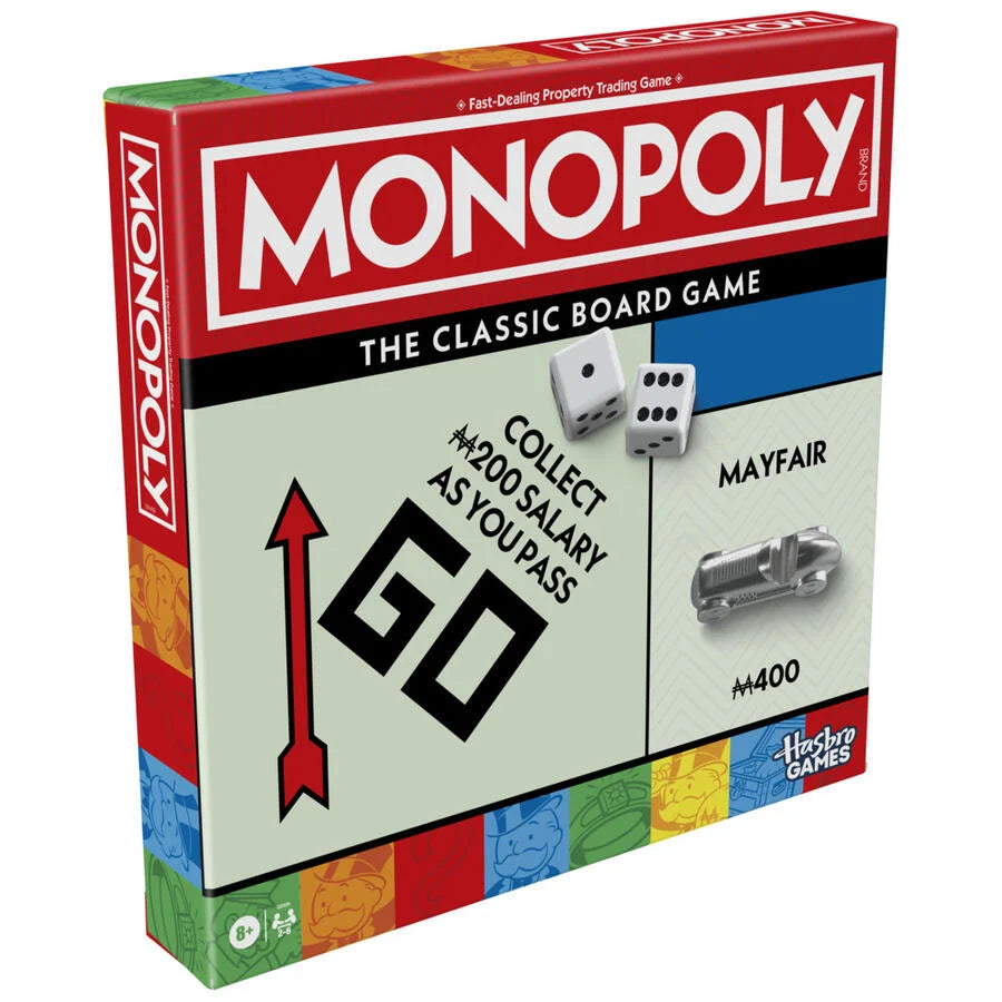HASBRO MONOPOLY THE CLASSIC BOARD GAME