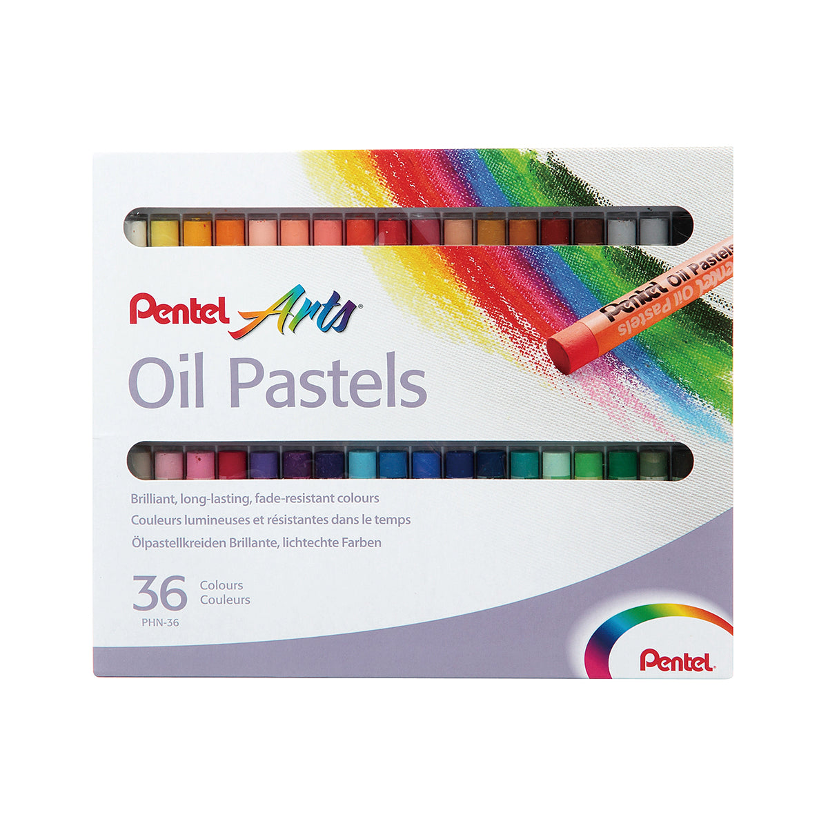 PENTEL Arts Oil Pastel 36 Colours Phn-36