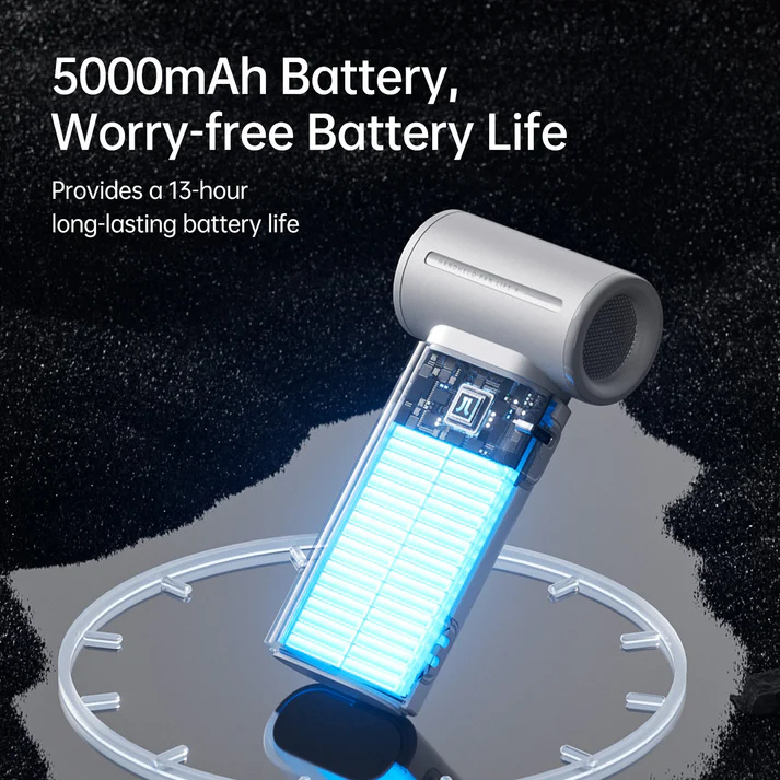 JisuLife Handheld Fan Life9 5000MAH - Black 
