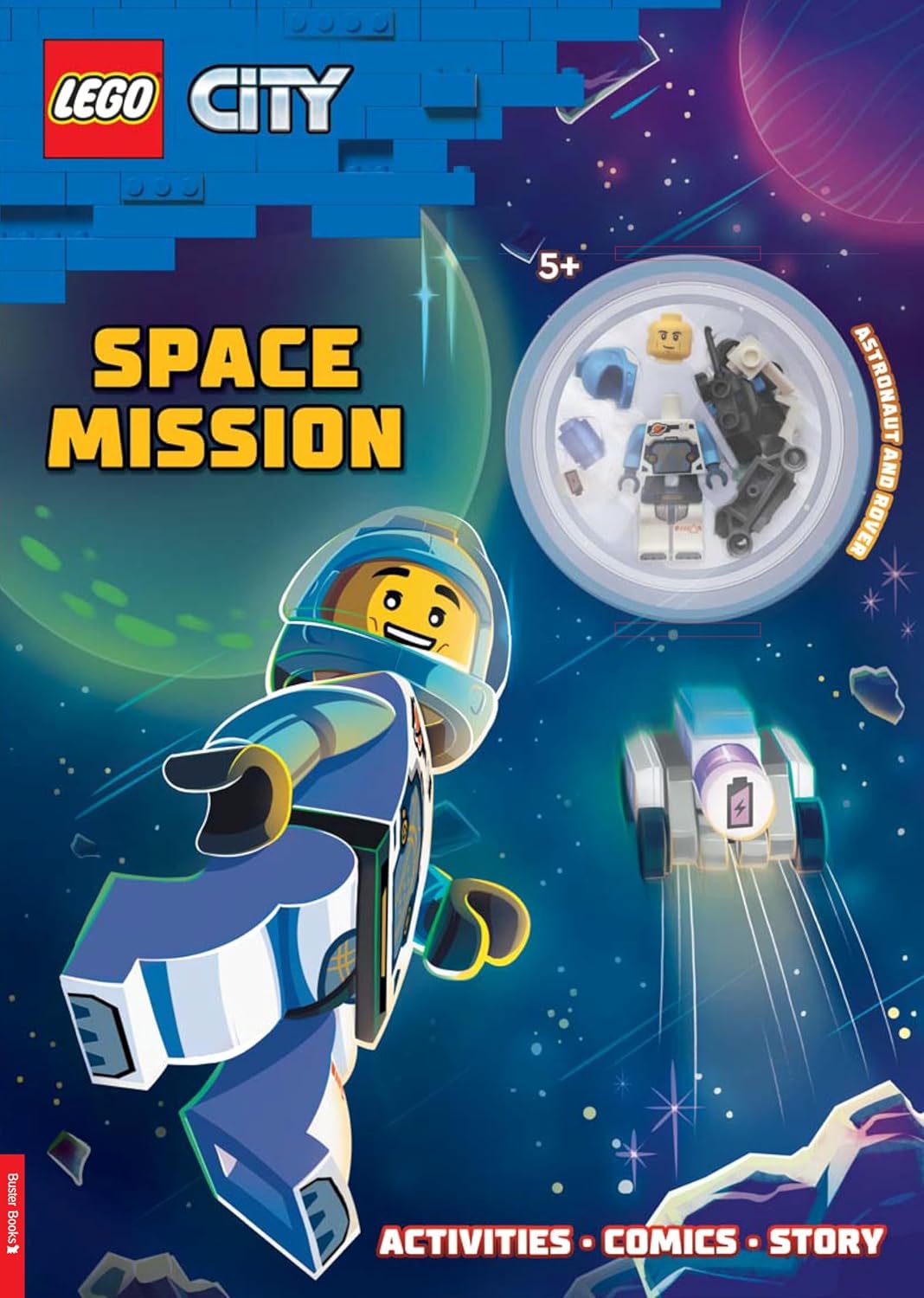 Lego City: Space Mission Activity Book (with Astronaut Lego Minifigure And Rover Mini-build) (lego Minifigure Activity)