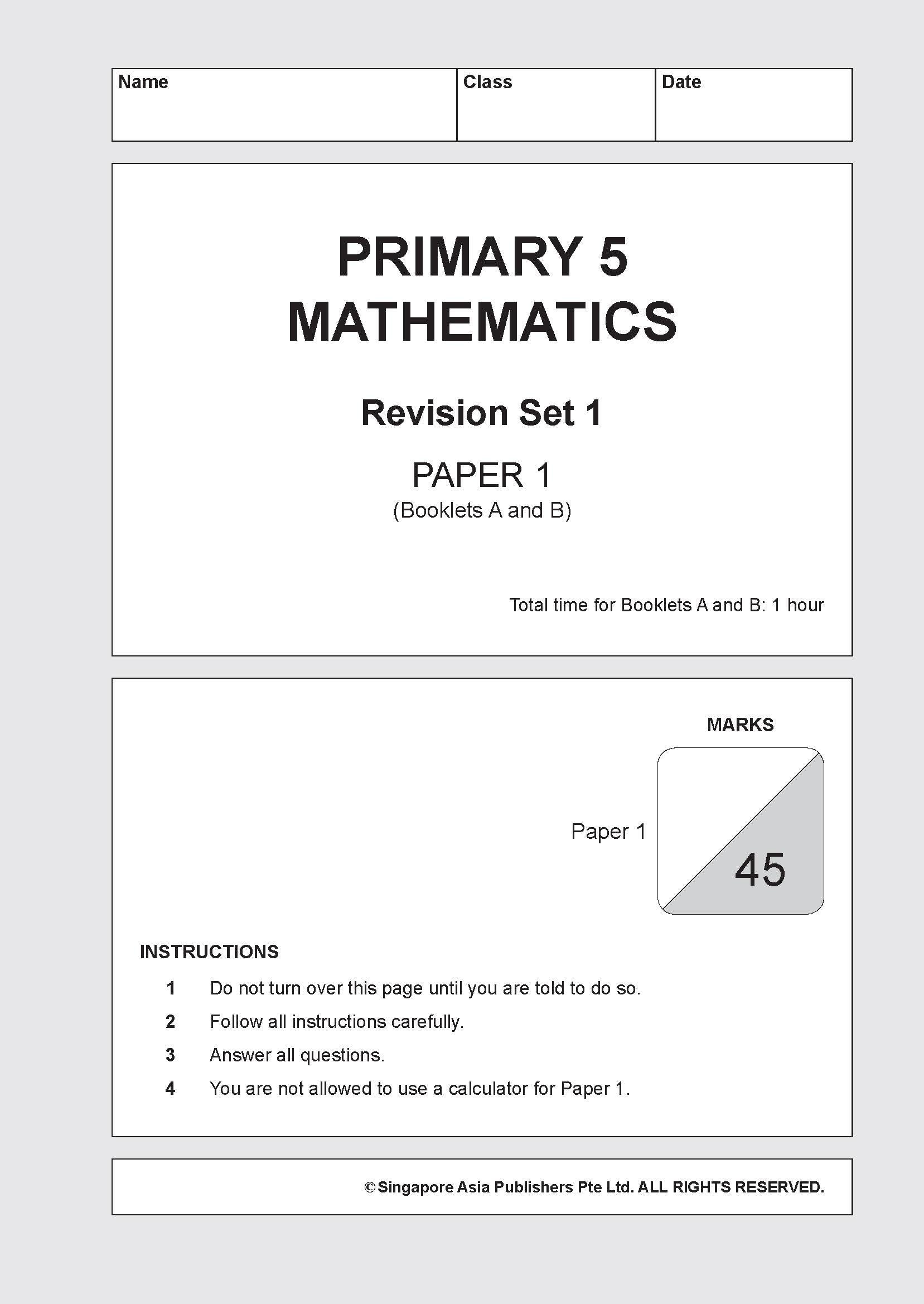 Learning+ Mathematics Revision Success Primary 5