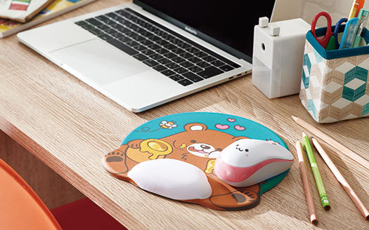 Elecom Bear Mouse Pad with Wrist Rest
