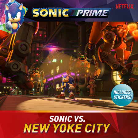 Sonic vs. New Yoke City (Sonic the Hedgehog) (Paperback – Sticker Book)