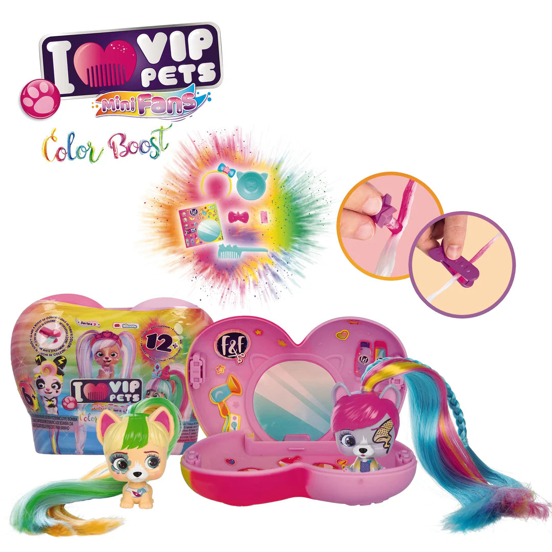 VIP PETS MINI FANS SERIES 2 COLOR BOOST