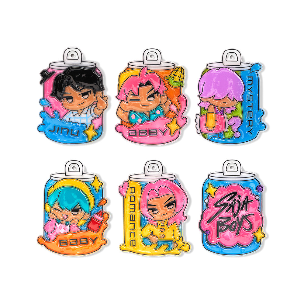 AMOS Glass & Sun Deco Keyring Set – K-POP Demon Hunters KDH-09