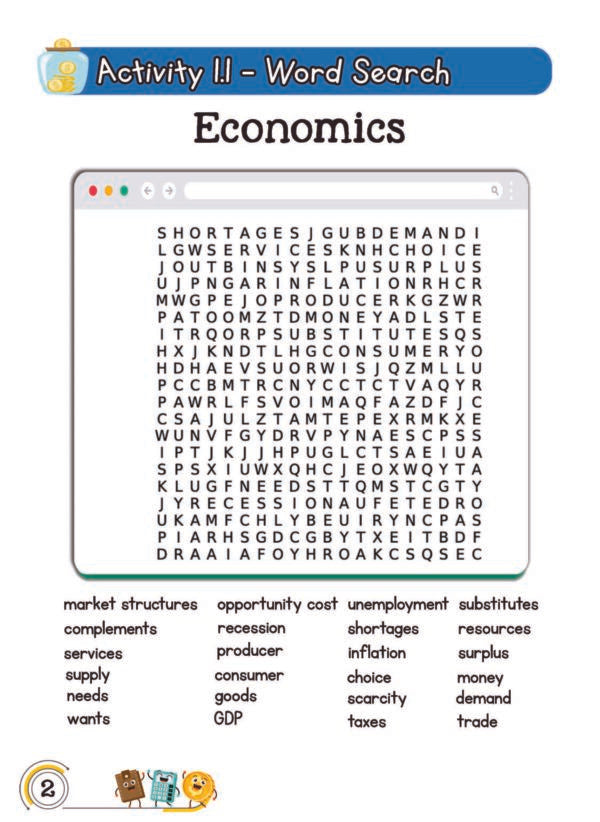 Elite Programme Financial Literacy & Economics for Kids (6-8year)