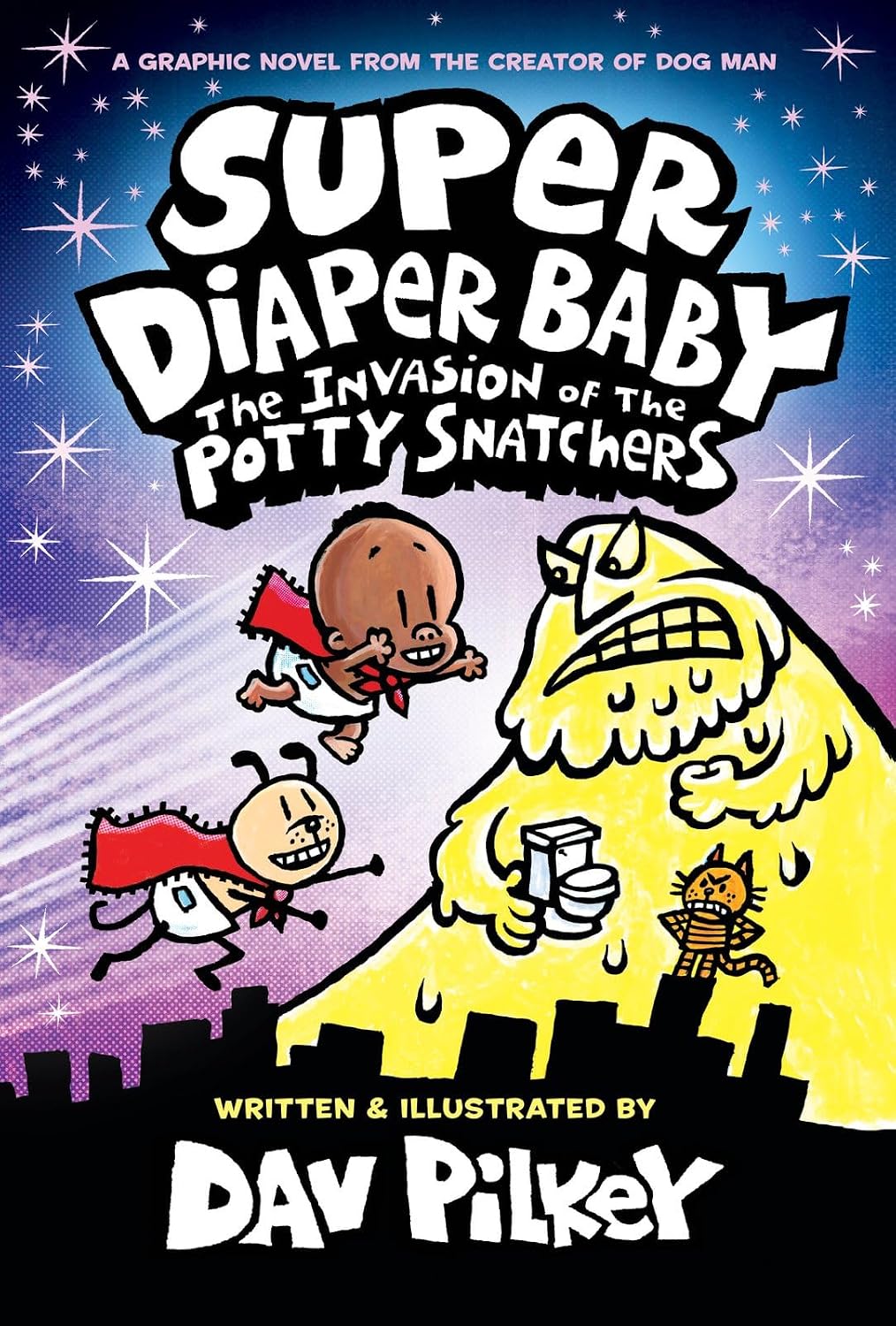 Super Diaper Baby 02: The Invasion of the Potty Snatchers: Color Edition (Hardcover)