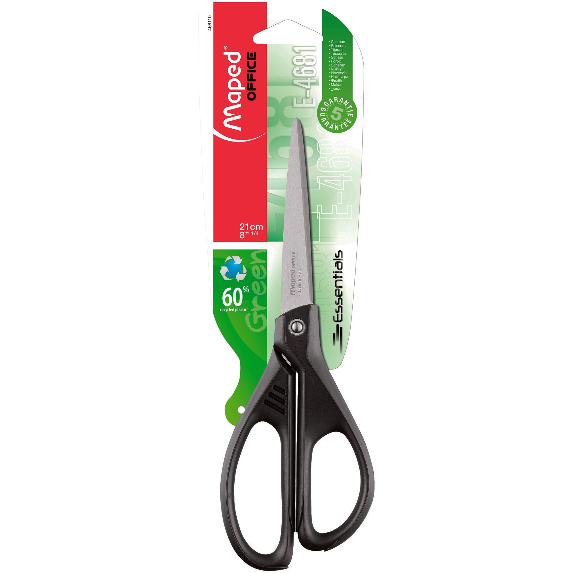 Maped Scissors Essebtial 21Cm 468110