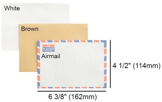 Waysin White Envelope Peel & Seal (C6 Size) 162mm X 114mm - 20pcs