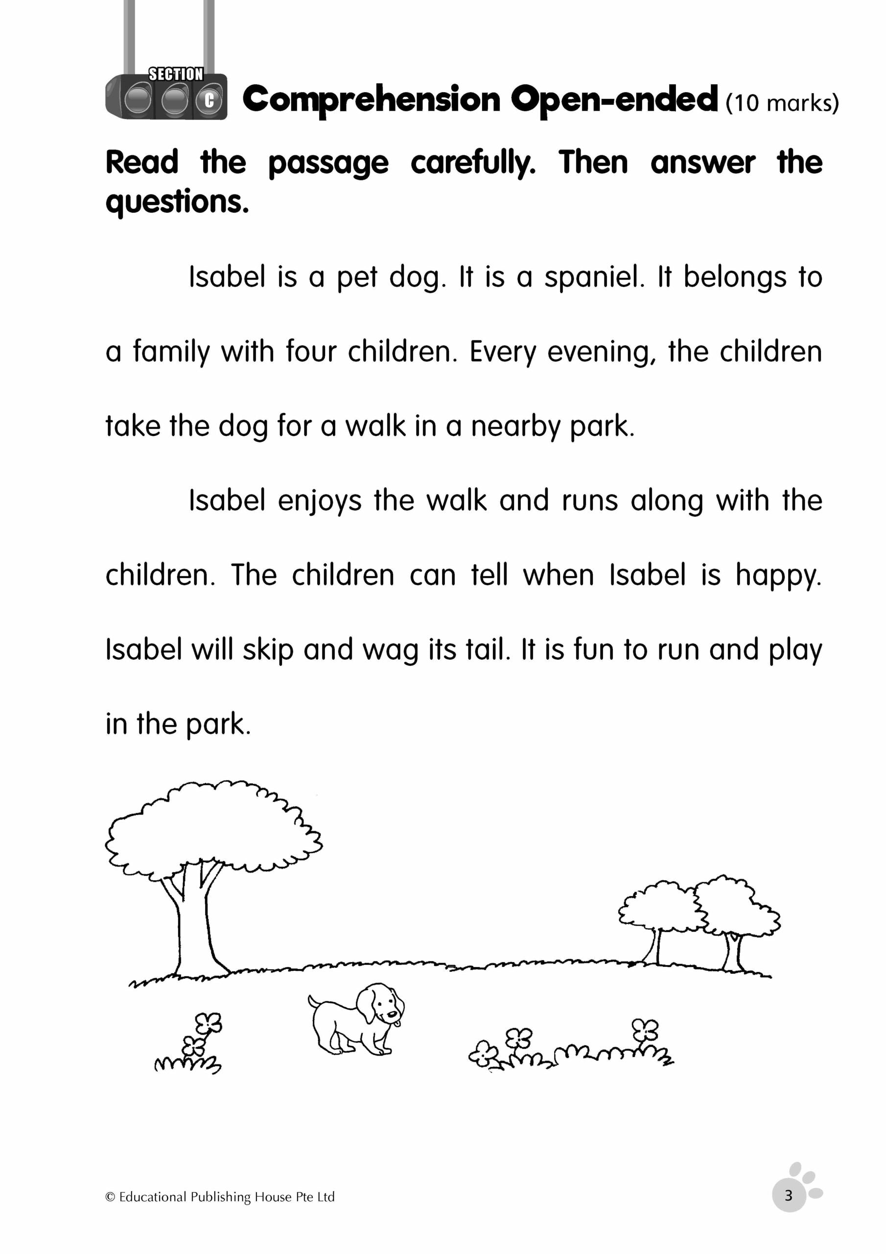 K2 On The Way To Primary 1 English Practice Paper