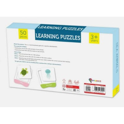 POPCORN GAMES AND PUZZLES LEARNING PUZZLES SEA ANIMALS