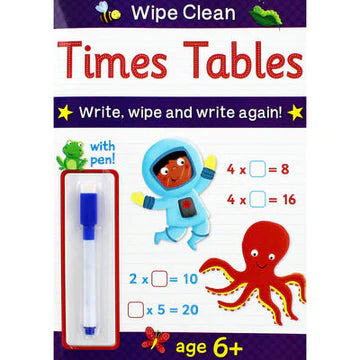 Wipe Clean: Times Tables