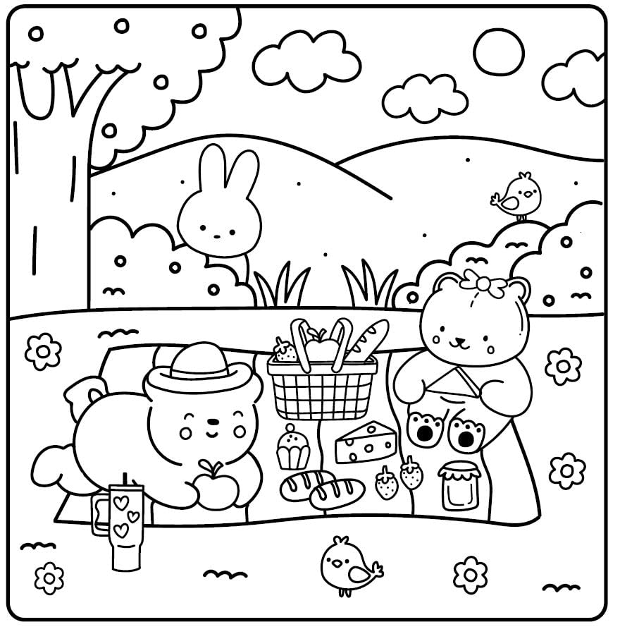 Sunny Vibes Colouring: Happy Street (Paperback)