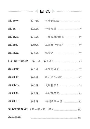Primary 5A Chinese Intensive Exercises-3rd Edition 强化练习