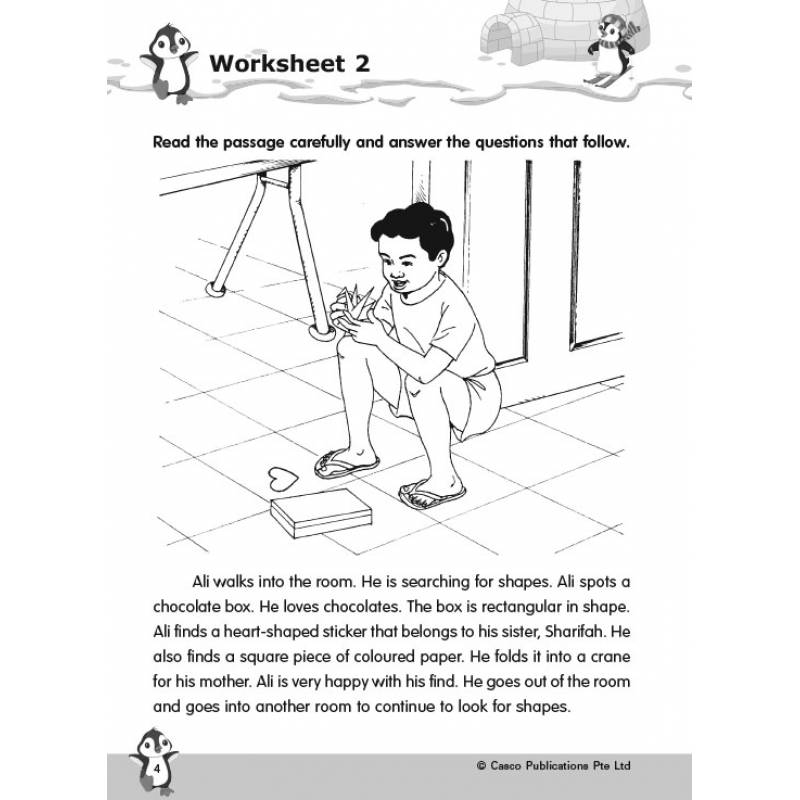 Primary 1 New English Comprehension
