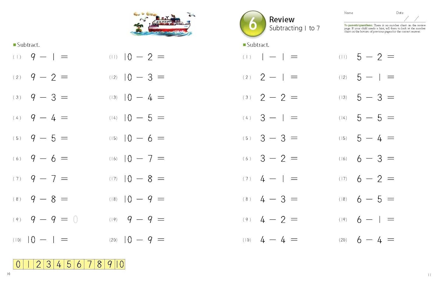 Kumon My Book of Subtraction: Revised Edition