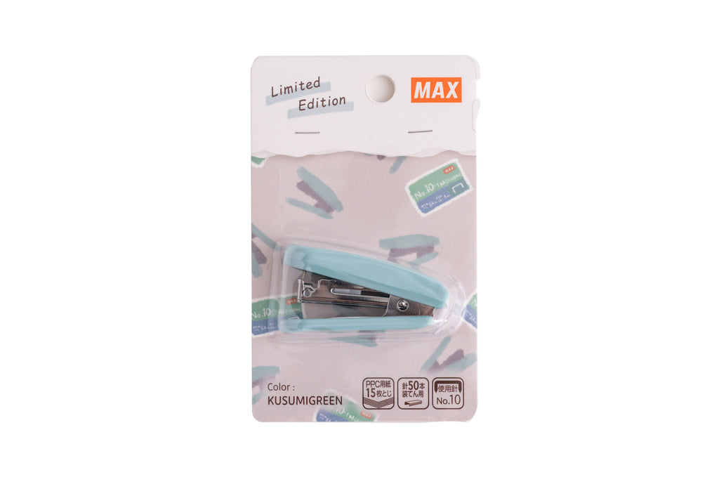 MAX MINI STAPLER HD-10P, KUSUMI GREEN