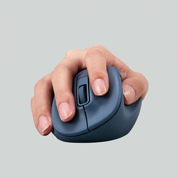 Elecom M-XGS30BBSKBU 5 Button BT Silent Mouse (S) - Blue